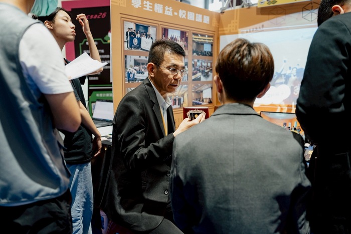 114.5.3全國大專校院學生會成果展DAY1_學生會長林子曦與評審委員解鎖認證答詢